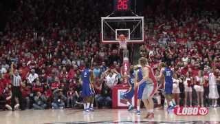 2013-14 Lobo Men's Basketball | HIghlights vs SJSU