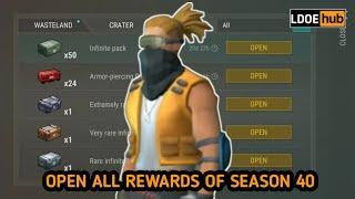 Open All Rewards of Season 40 || Last Day on Earth || LDOE