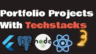 Portfolio Projects With Techstacks ️