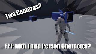 UE4 | Unreal Engine 4.24 Tutorial | First Person Camera with Third Person Character