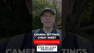 Landscape Photography Camera Settings Cheat Sheet  #camerasettings #phototips #naturephotography