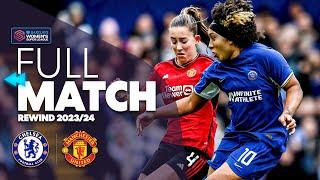 Full Match: Chelsea v Manchester United 2023/24 | Barclays WSL