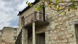 An abandoned village in the Bulgarian Rhodope mountains