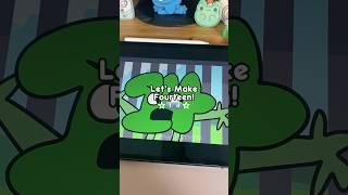 Let’s Make 1️⃣4️⃣!#diy #bfdi #bfb #battlefordreamisland #craftideas #fourteen #shorts