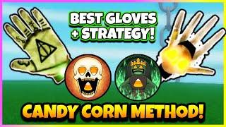 *EASIEST METHOD* To Get CANDY CORNS FAST + "KING" & "SWEET TOOTH SOVEREIGN" BADGES in SLAP BATTLES!