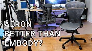 Herman Miller Aeron Remastered Better Than Embody?