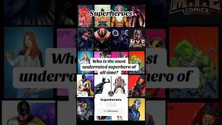 Most underrated #superheroes #superherocomics #superhero #superheromovies #superheroescharacters