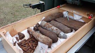 4,700 WWII explosives and artifacts found on Mine clearance on Westerplatte Peninsula