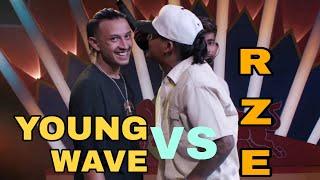 YOUNG WAVE VS R.Z.E #rap #shreepech #nephop