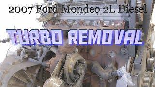 2007 Ford Mondeo Mk4 2L Diesel, Turbo Removal