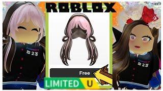 FREE! Cara Dapatkan Gratis Item Two-One Cute Punk Low Pigtails with Buns di ROBLOX COLLECT STARS