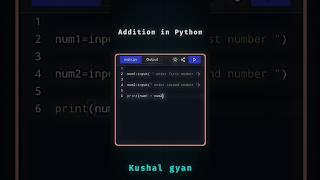 Adding, subtracting, multiplying and dividing two numbers in Python | Beginners, add two numbers ...