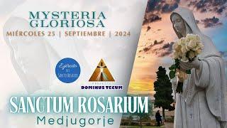 EN VIVO SANTO ROSARIO DE HOY DESDE MEDJUGORJE MIÉRCOLES 25 DE SEPTIEMBRE ¡EN LATÍN! SANCTUM ROSARIUM