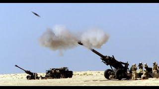 A Howitzer is a long ranged weapon between an artillery gun and a mortar