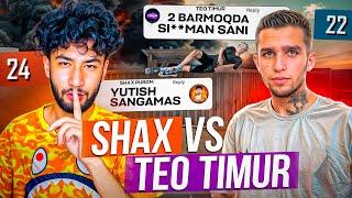 teoTIMUR 2 BARMOQDA MANI YUTDIMI️ 1vs1 QONLI JANG TEOTIMUR: QOCHDINGKUUUU ️