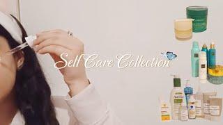 my self care collection  : skincare, face masks, body care, guasha, rituals, laneige, the ordinary