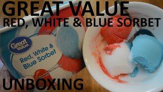 Unboxing Great Value Red, White & Blue Sorbet