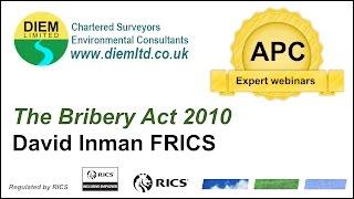 The Bribery Act 2010 APC Expert Webinar