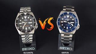 Seiko SKX vs. Seiko 5 SRPD (5KX) I Similarities & Differences I SKX007 I SRPD51 I Seiko 5 Sports