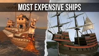 MOST EXPENSIVE NAVAL UNITS (SHIPS) in every Total War game