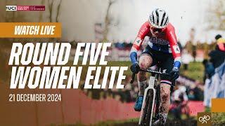 LIVE ​- Women Elite - R5 Hulst (NED) | 2024/25 UCI Cyclo-cross World Cup