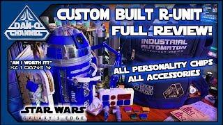 Custom R-Unit Astromech at Droid Depot Full Review- all personality chips and accessories