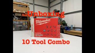 Milwaukee M18 10 Tool Combo Kit Unboxing