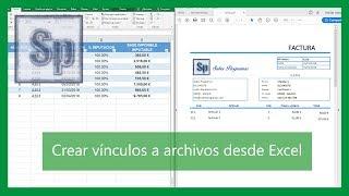 Excel - Cómo poner hipervínculos a archivos desde Excel. Tutorial en español HD