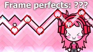 Ashley Wave Trials with Frame Perfects counter — Geometry Dash