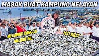 NYEMPLUNG KE LAUT DEMI MASAKIN KAMPUNG NELAYAN. MASAK 5 JAM, HABIS 5 MENIT!