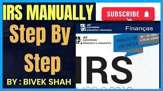 Fill IRS Manually Step by Step in Portugal ! For single or married person