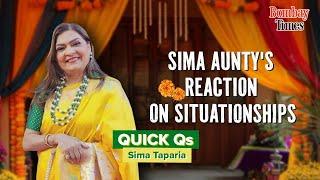 Quick Qs with Sima Aunty: Hilarious Reactions on Situationships, Non-Monogamy & Arranged Marriages!