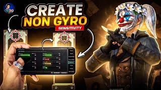 How To Customise Non Gyro Sensitivity | Make Non Gyro Sensitivity Easyli (BGMI)