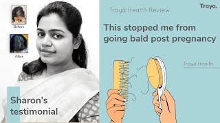 Sharon's Traya Review: Managed Hair Growth in 5 Months