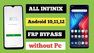 infinix Android 11,12 frp bypass  / All infinix Google account Remove Without Pc  2023 Method