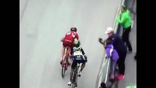 Zakarin legitimately beating Quintana stage 2 Romandie 2016