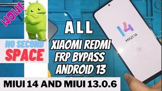 All Redmi MIUI 14 And MIUI 13.0.6 FRP Bypass Without Pc | Google Account Remove New trick