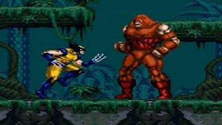 X-Men All Bosses (No Damage With Ending) Genesis/Mega drive