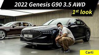 The All New 2023 Genesis G90 1st Look - exterior & interior Review (Genesis Center Suji)