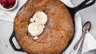 Chocolate Velvet Skillet Cake - No Spoon Necessary