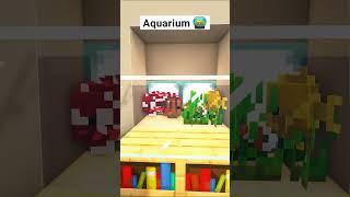 Minecraft Easy Aquarium #shorts