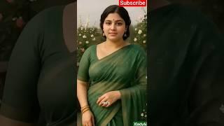 AI Saree Queen’s Dreamy Goodbye  Walking Like a Goddess in Garden Paradise #shorts #aisaree #ai