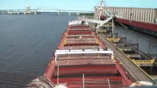 Great Lakes Sailing - Loading at Superior WI, HD time-lapse