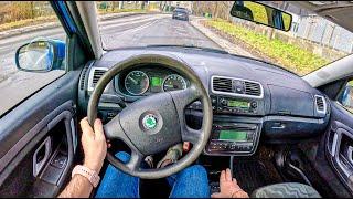 2008 Skoda Roomster 376 000 km (1.2 12V 69 hp) | POV Test Drive #2335 Joe Black