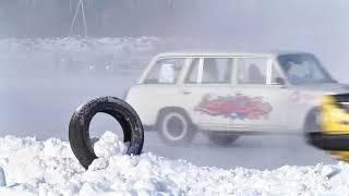 Городской турнир по зимнему дрифту стартовал на Чигиринском водохранилище