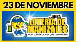 RESULTADO DE LA LOTERIA DE MANIZALES del miercoles 23 de NOVIEMBRE de 2022  (ultimo sorteo)