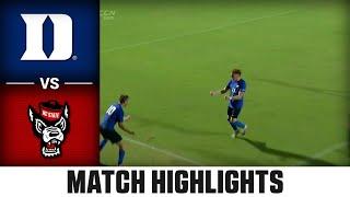 Duke vs. NC State Match Highlights | 2024 ACC Men's Soccer