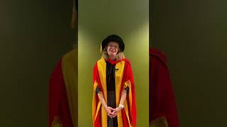 How does it feel to be an Honorary Graduate? | Joanne Quinton-Tulloch   #graduations