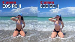 Canon EOS R6 Mark II vs Canon EOS 6D Mark II Camera Comparision