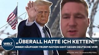 DEUTSCHE IN US-HAFT: Lucas Sielaff schildert Tortour der Trump-Abschiebung! "Überall waren Ketten"